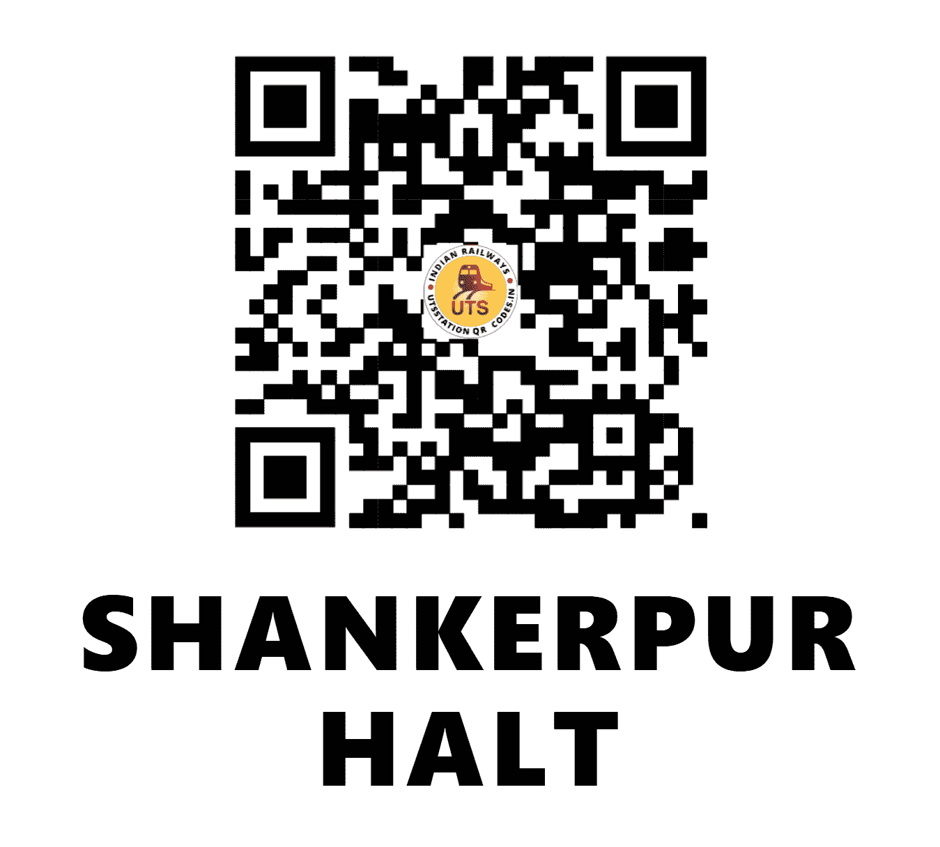 UTS QR Code for SHANKERPUR HALT - SKLP - NE (UTTAR PRADESH)